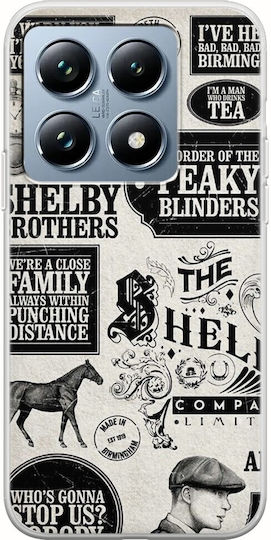 Peaky Blinders Xiaomi 14t Pro 5g Flexible TPU Transparent Silicone