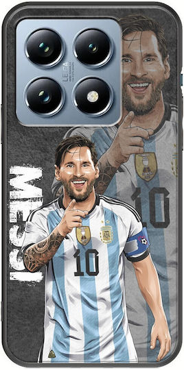 Football Stars Lionel Messi Argentina Xiaomi 14t Pro 5g Black Tpu Μαύρη Σιλικόνη