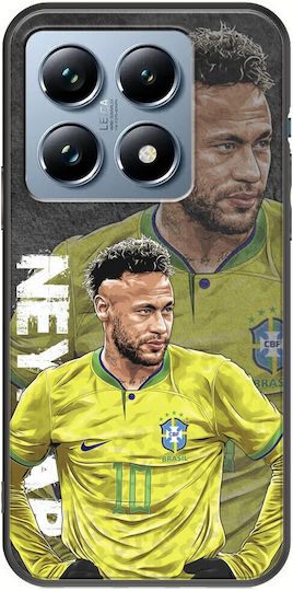 Football Stars Neymar Jr Brazil Xiaomi 14t Pro 5g Black Tpu Μαύρη Σιλικόνη