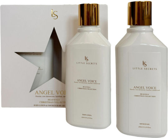 Little Secrets Angel Voice Gift Box Heavenly Collection Σετ Περιποίησης για Καθαρισμό Σώματος & Λάμψη