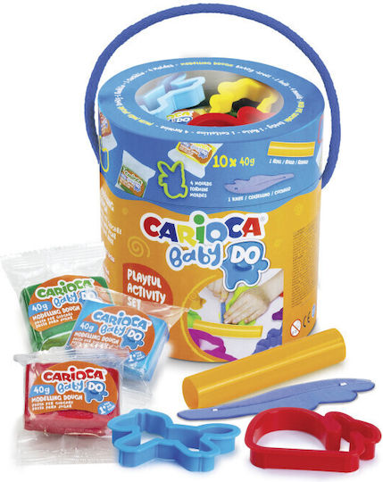 Carioca Plasticine Baby Game For 3+ Years 10pcs