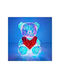 Bear Heart LED Table Lamp 20x12cm