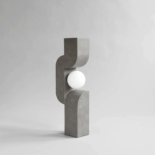 101 Copenhagen Floor Lamp H70xW22cm. with Socket for Bulb E14 Gray