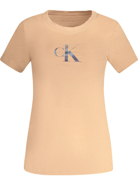 Calvin Klein Damen T-Shirt Rosa