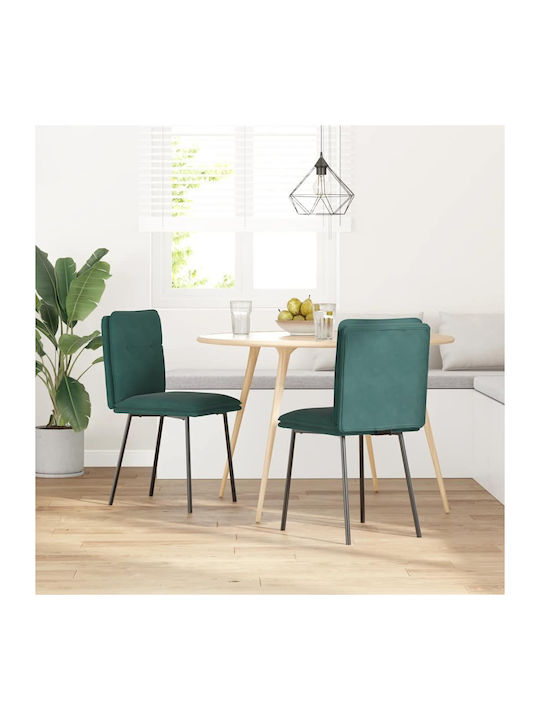 Stühle Speisesaal Dark Green 2Stück 45x54x83cm