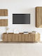 Wohnzimmer TV-Einheit Technical Oak
