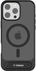 Torras Pstand Задна корица Силикон Черен (iPhon...