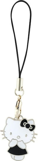 Hello Kitty Hkcpmkk Phone Strap Black Charm Kitty Cute
