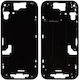 Cadru Mijlociu Apple iPhone 15 Negru OEM N66233