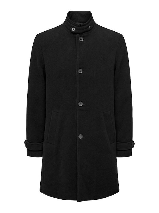 Only & Sons Men's Coat Black