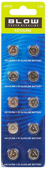 Blow Baterii alcaline Baterii de ceas pentru ceasuri LR44 1.5V 10buc