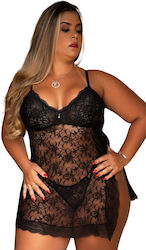 Zoli Σετ Sexy Babydoll Μαύρο