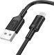 Borofone Редовна USB 2.0 до микро USB кабел Черен 1м 1бр