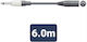 Citronic XLR male to 6.3mm male 6m Cable (M6J-XM600)