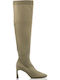 Suede Women's Boots Green