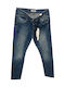 Men's Jeans Pants Elastic Blue Black