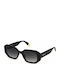 Furla Women's Sunglasses with Black Plastic Frame and Black Gradient Lens SFU815 0700