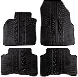 Gledring Σετ Μπροστινά και Πίσω 4τμχ για Renault Scenic 2003-2009 Μαύρα Gledring Σετ Μπροστινά και Πίσω 4τμχ για Renault Scenic 2003-2009 Μαύρα