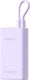 Romoss PHA10 Power Bank 10000mAh 22.5W με 2 Θύρες USB-C Μωβ