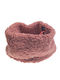 Kids Furry Neck Gaiter Pink