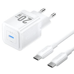 Vention TZ-FEPW0-EU-01 20W με Καλώδιο USB-C - USB-C Vention TZ-FEPW0-EU-01 20W με Καλώδιο USB-C - USB-C