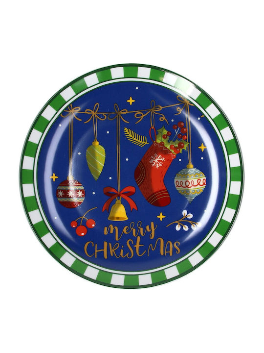 Tognana Weihnachtliche Teller Porzellan Blau