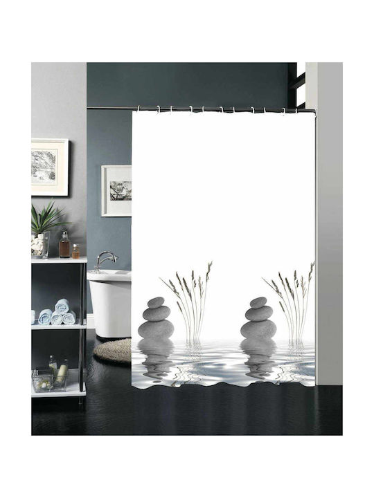 Chios Hellas Shower Curtain Fabric 180x180cm Sc...