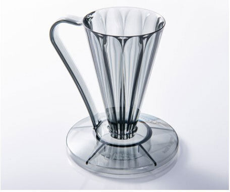 Dripper Flower Dripper Deep 27 Clear Black