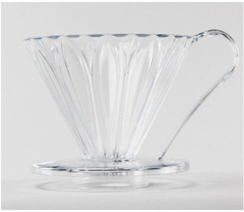 Dripper Tritan Cone-shaped Flower Dripper Cup1 Clear