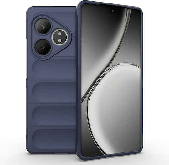 Mad Mask Rugged Armor Back Cover Plastic / Silicone Navy Blue (Realme GT 6 / GT 6T)