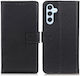 Mad Mask Wallet Leather / Synthetic Leather Black (Samsung Galaxy M35 5G)