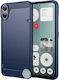 Mad Mask Brushed TPU Carbon Back Cover Silicone Blue (Nothing CMF Phone 1 5G)