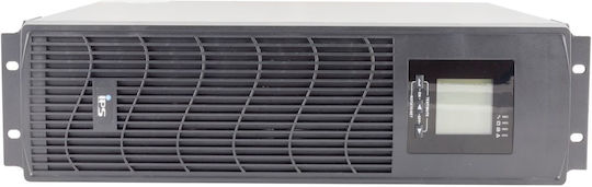 IPS RTS-LI-2K0-3U-LCD-3X9 UPS Line-Interactive 2000VA 1600W με 8 IEC Πρίζες