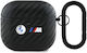 Bmw Carbon Double Metal Logo Airpods 4 Case Black