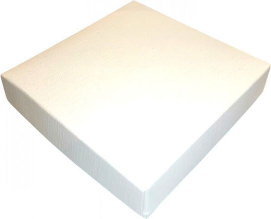 Hârtie Cutie pentru Cadou Alb 8x2x8cm.