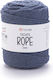 Yarnart Macrame Rope 5mm 761 Albastru Raff