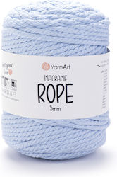 Yarnart Macrame Rope 5mm 760 Σιέλ