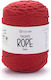 Yarnart Macrame Rope 5mm 773 Червен