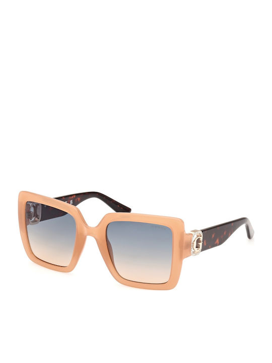 Guess Guess Women's Sunglasses with Black Horn-Rimmed Frame and Blue Gradient Lenses GU00103 57P