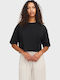 Women's Crop T-shirt Black