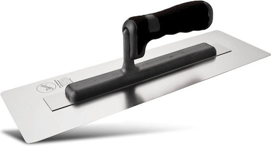 Spatula Trowel Finishing Stainless Steel Straight Plastic Black Handle 45cm X 11cm Pajarito 5866r/45cm