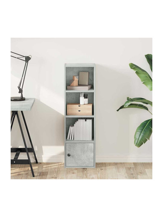 Bibliotecă Beton gri 31x24x102cm