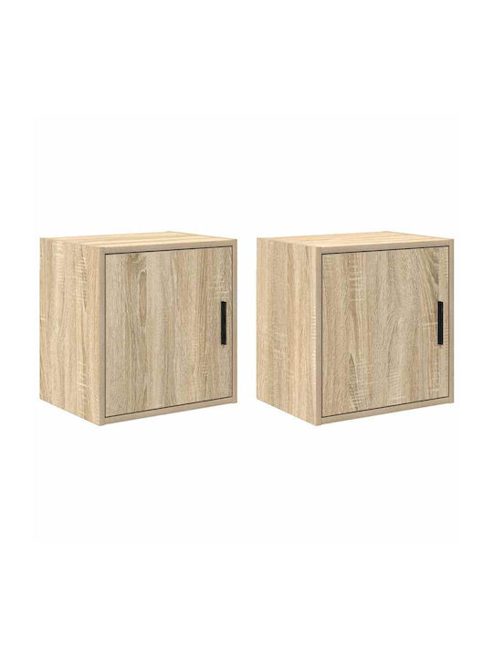 Cabinets Wall Coffee 2pcs 40x30x41cm