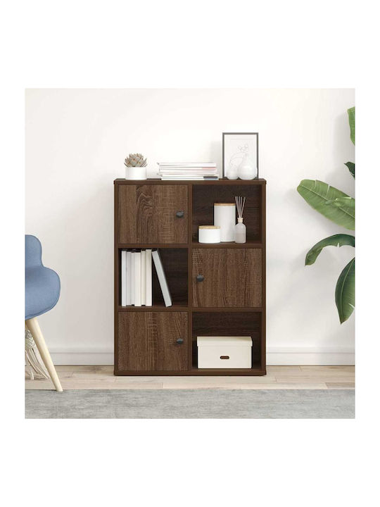 Bibliothek Brown Oak 60x24x76.5cm