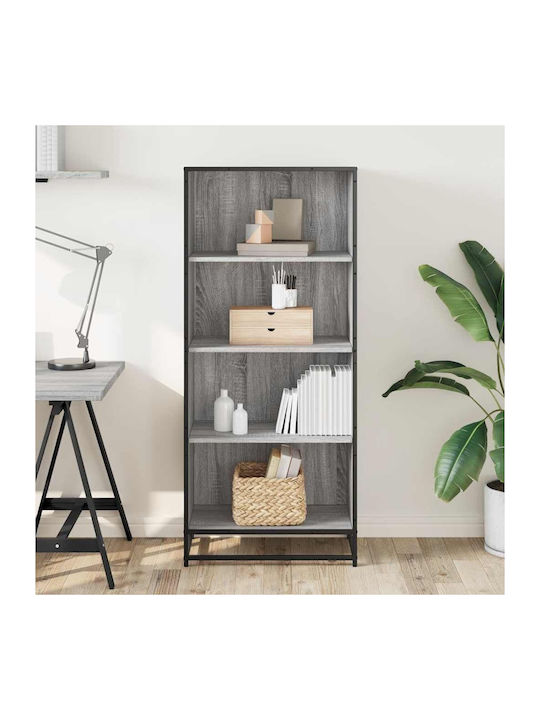 Βιβλιοθήκη Γκρι Sonoma 60x35x139εκ.
