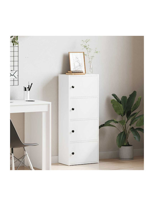 Floor Cabinet White 40x24x102cm