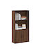 Bookcase Brown Oak 60x24x120cm