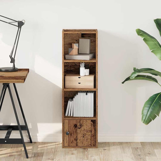 Bücherei Braun 31x24x102cm