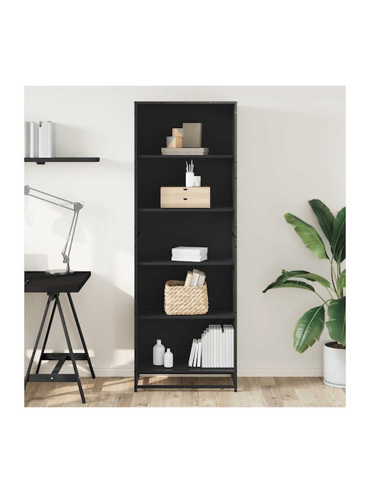 Bibliotecă Neagră 60x35x170.5cm