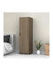 Einzeltür Kleiderschrank Victoria Walnut 50x60x181cm